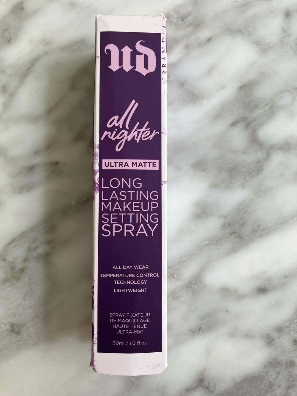 Urban Decay All Nighter Ultra Matte Setting Spray